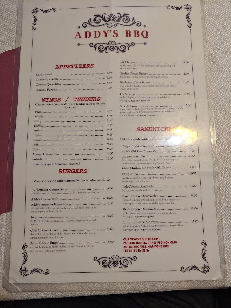 ADDY'S BBQ Menu image 4